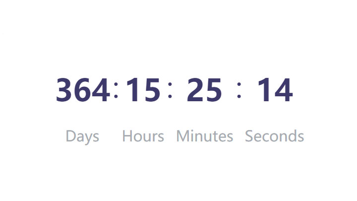 jquery.countdown.js - jQuery 倒计时插件倒计时时钟